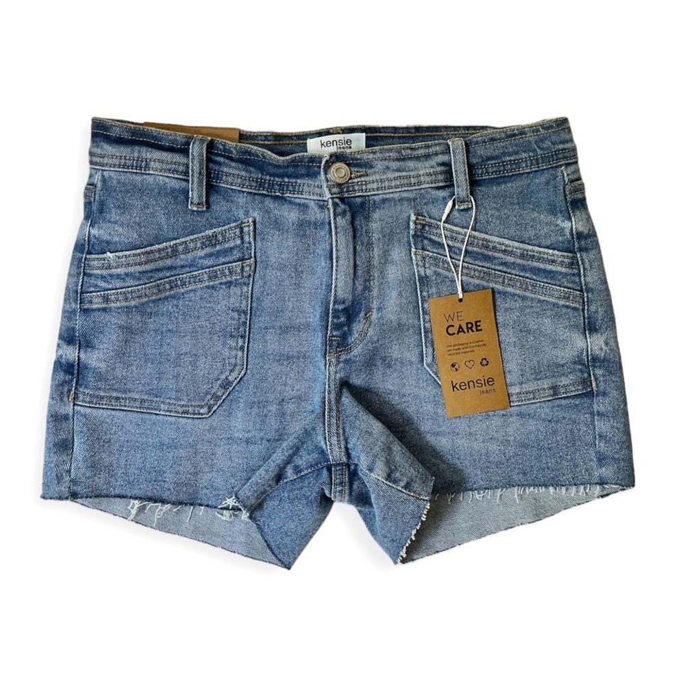 NWT Kensie Vintage Luxe “The Short” Denim Shorts, sz 27”